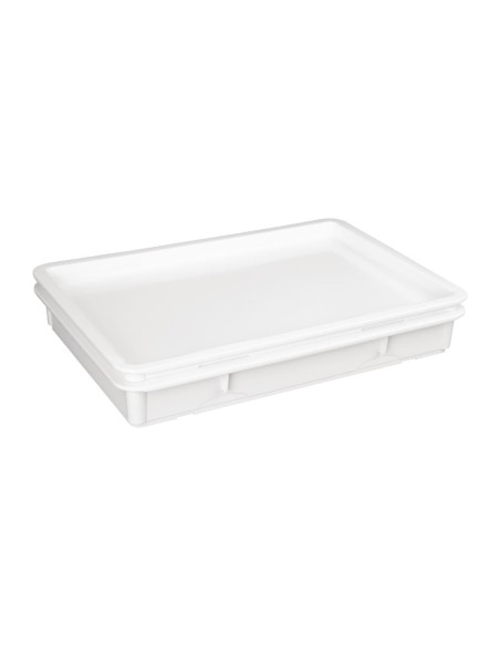 Bac à pâtons Vogue 650x455x85 mm - Polypropylène blanc