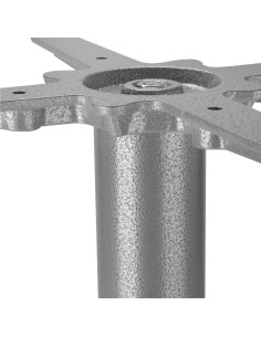 Pied de table en fonte Bolero gris - stabilité et élégance 2