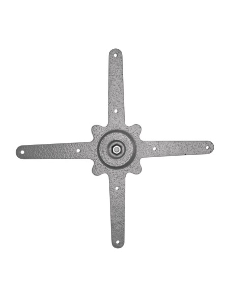 Pied de table en fonte Bolero gris - stabilité et élégance