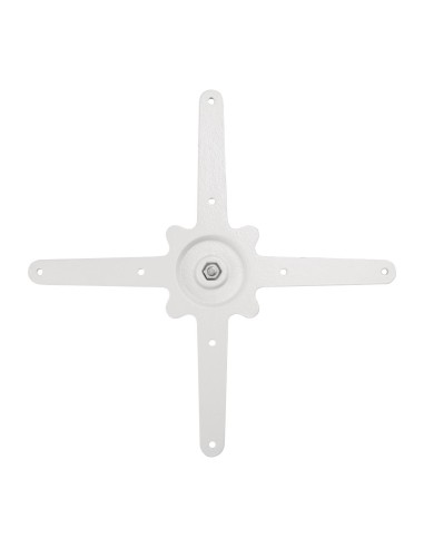 Pied de table en fonte Bolero blanc - 728 mm