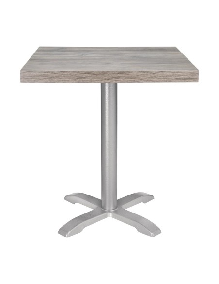 Pied de table en fonte Bolero gris - stabilité et élégance