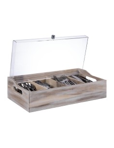 Range-couverts APS 510 x 280 mm - Bois marron 2