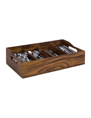 Range-couverts APS acacia 510 x 280 mm - Design élégant