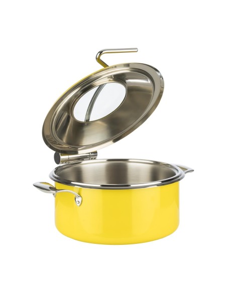 Chafing Dish jaune APS 305 mm - Inox