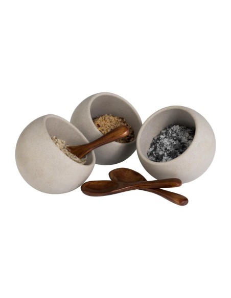 Set de service APS Moon gris 80 x 75 mm - Bol élégant