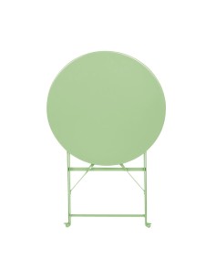 Table de terrasse carrée pliante Bolero vert clair 595 mm 2