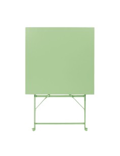Table terrasse pliante Bolero 60x60 cm vert clair 2