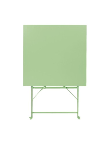 Table terrasse pliante Bolero 60x60 cm vert clair