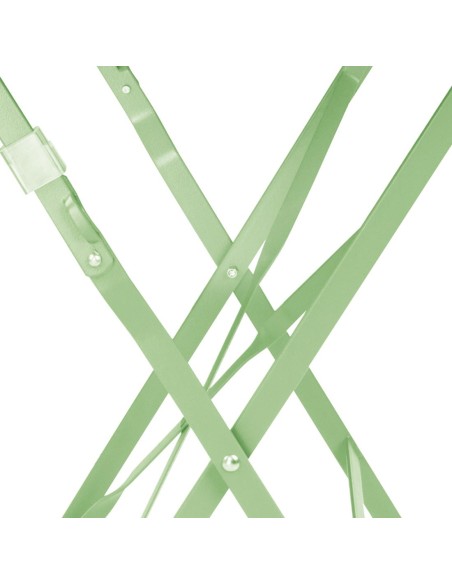 Table terrasse pliante Bolero 60x60 cm vert clair