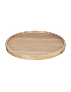 Assiette ronde en acacia Olympia 250mm - Bois naturel