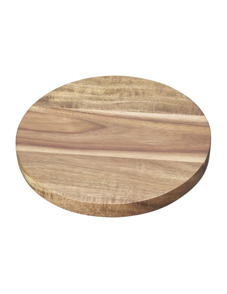 Assiette ronde en acacia Olympia 200mm - Bois naturel