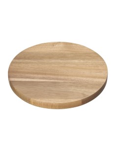 Assiette ronde en acacia Olympia 250mm - Bois naturel 2