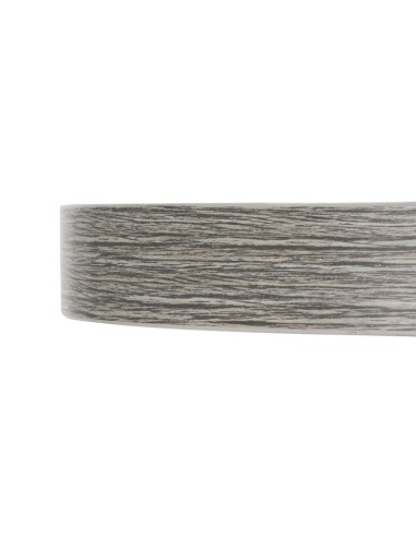 Plateau rond Bolero gris 600 mm - Effet frêne
