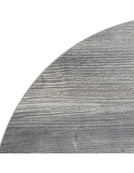 Plateau rond Bolero gris 600 mm - Effet frêne