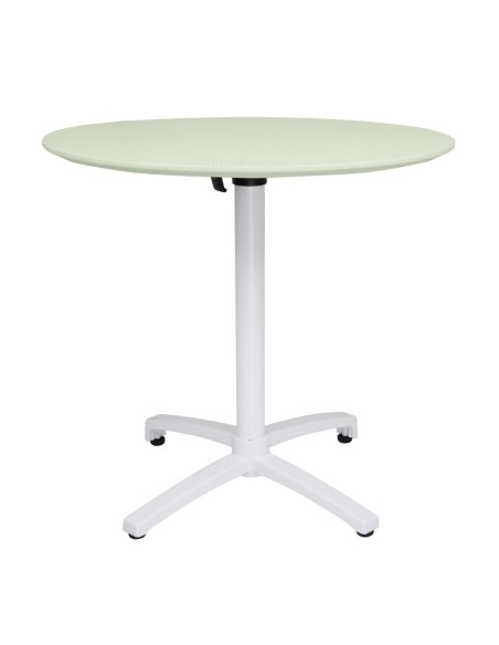 Table pliante Bolero 800mm vert menthe - CHR