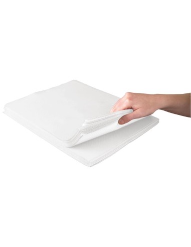 Sets de table en papier blancs 300x400 mm - Lot de 500