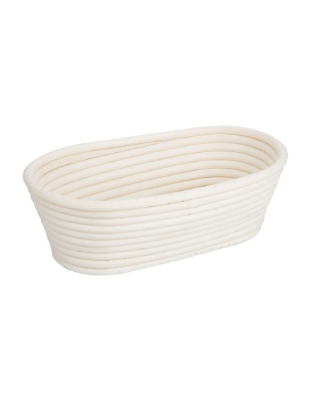 Panier de fermentation ovale en rotin Vogue 250x150x80 mm