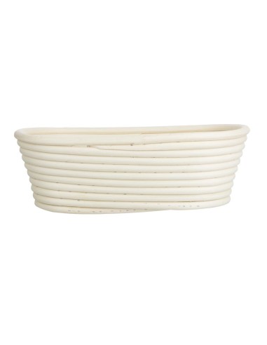 Panier de fermentation ovale en rotin Vogue 250x150x80 mm