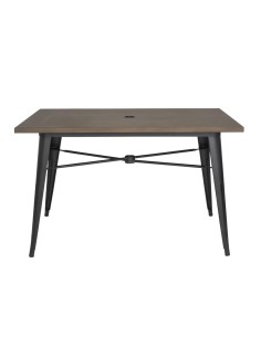 Table d'extérieur Bolero 120x76 cm noir 2