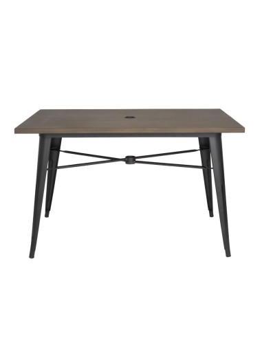 Table d'extérieur Bolero 120x76 cm noir