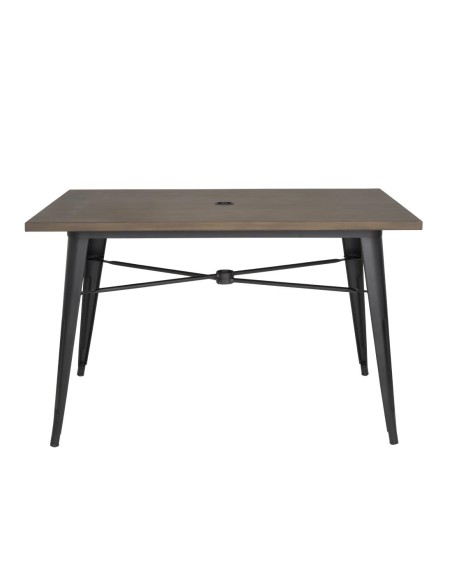Table d'extérieur Bolero 120x76 cm noir