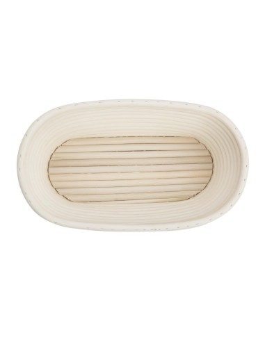 Panier de fermentation ovale en rotin Vogue 250x150x80 mm