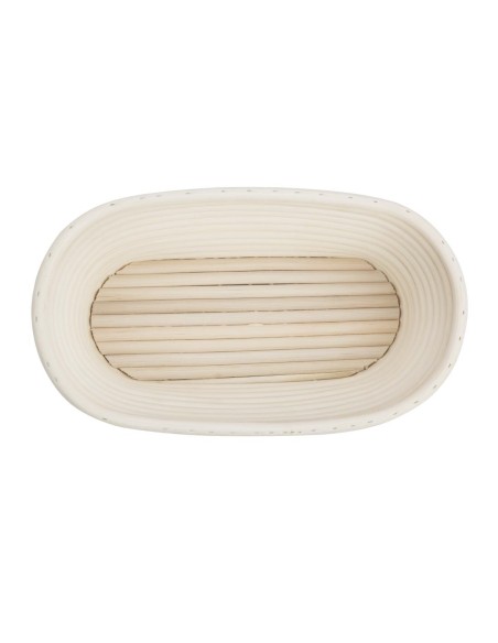 Panier de fermentation ovale en rotin Vogue 250x150x80 mm