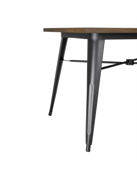 Table d'extérieur Bolero 120x76 cm noir