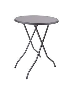 Table haute ronde pliante Barcelona 85 cm - Sans Marque