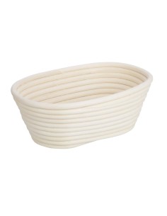 Panier de fermentation ovale en rotin Vogue 210x150x80 mm
