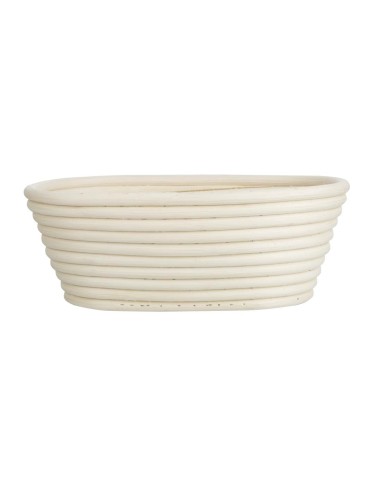 Panier de fermentation ovale en rotin Vogue 210x150x80 mm