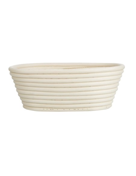 Panier de fermentation ovale en rotin Vogue 210x150x80 mm