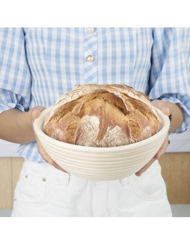 Panier de fermentation rond en rotin Vogue 220x80 mm
