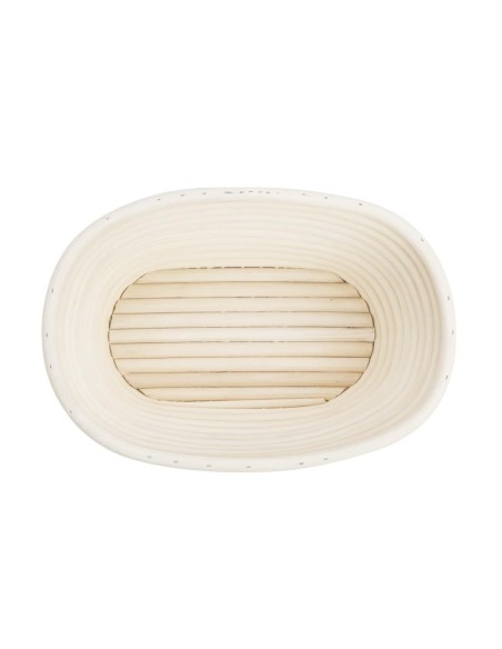 Panier de fermentation ovale en rotin Vogue 210x150x80 mm