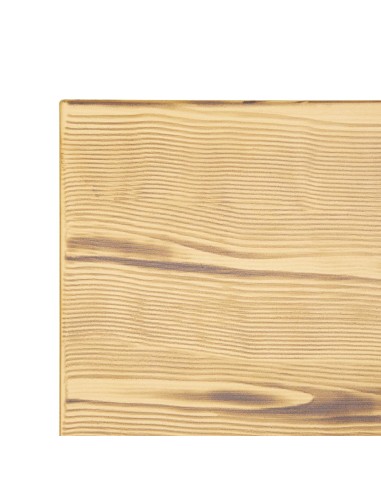 Table d'extérieur Bolero 120x76 cm aluminium bois clair