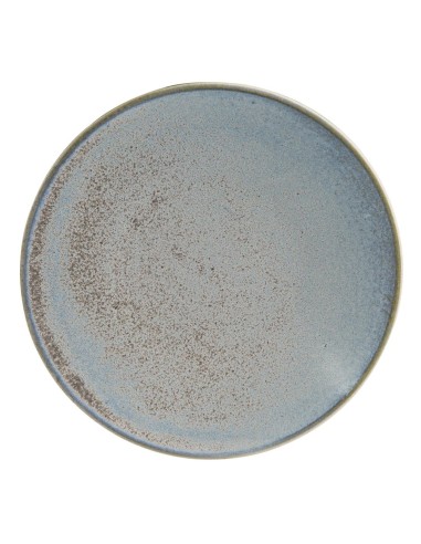Assiettes plates Olympia Ember Blue 180 mm - lot de 6