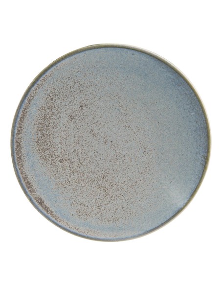 Assiettes plates Olympia Ember Blue 180 mm - lot de 6