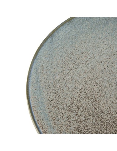 Assiettes plates Olympia Ember Blue 180 mm - lot de 6