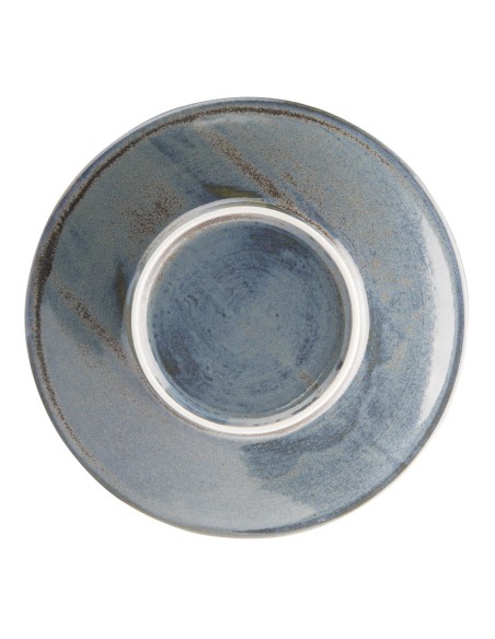 Assiettes Olympia Ember Blue 230 mm - Lot de 6