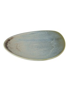 Assiettes Triangulaires Olympia Ember Blue 250mm - Lot de 6