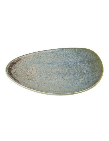 Assiettes Triangulaires Olympia Ember Blue 250mm - Lot de 6
