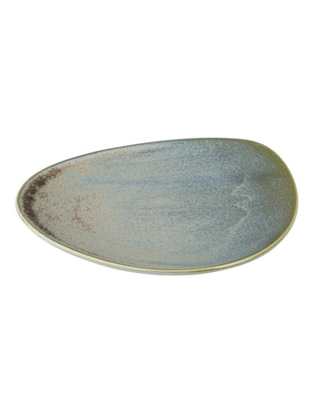 Assiettes Triangulaires Olympia Ember Blue 250mm - Lot de 6