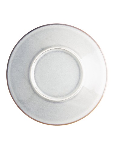 Assiettes Olympia Drift gris uni 280 mm - lot de 4