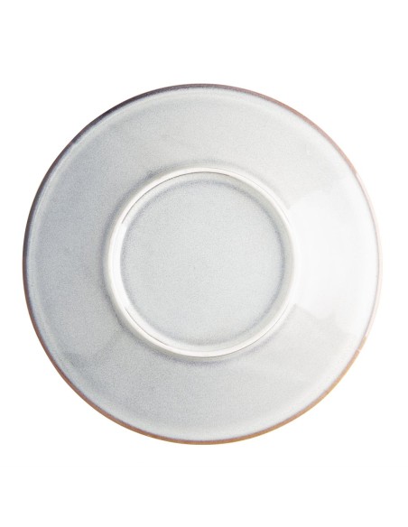 Assiettes Olympia Drift gris uni 280 mm - lot de 4