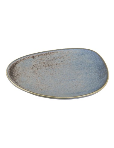 Assiettes Triangulaires Olympia Ember Blue 308mm - lot de 4