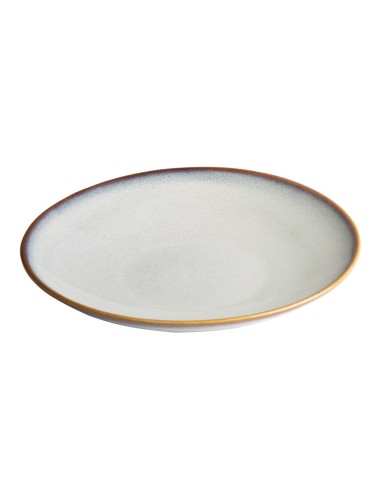 Assiettes creuses Olympia Drift gris 260mm - lot de 4