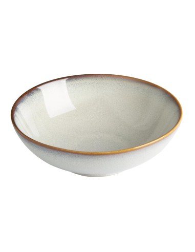 Bols évasés Olympia Drift gris uni 205mm - lot de 4