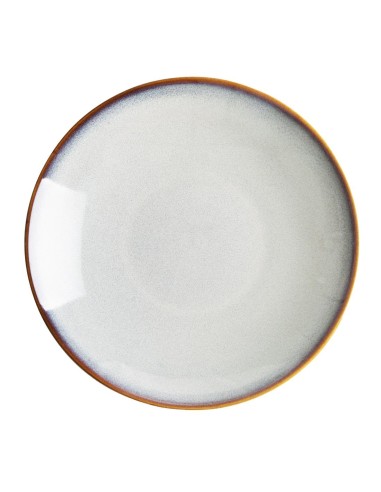 Assiettes creuses Olympia Drift gris 260mm - lot de 4