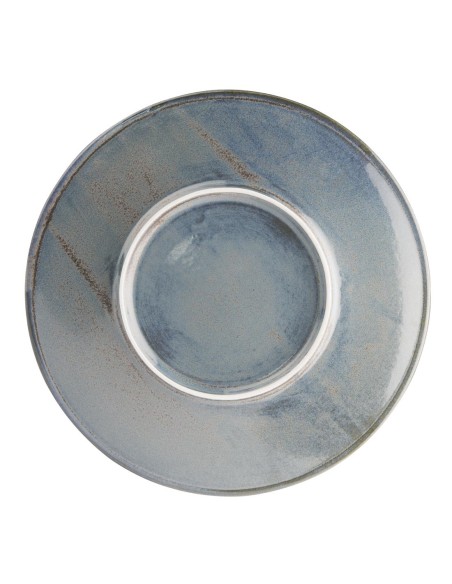 Assiettes plates Olympia Ember Blue 275mm - lot de 4