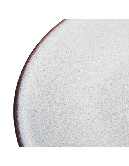 Assiettes plates Olympia Drift Gris 230mm - lot de 6